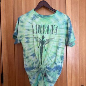 Tye Dye Free People Vintage Nirvana Tee Size M